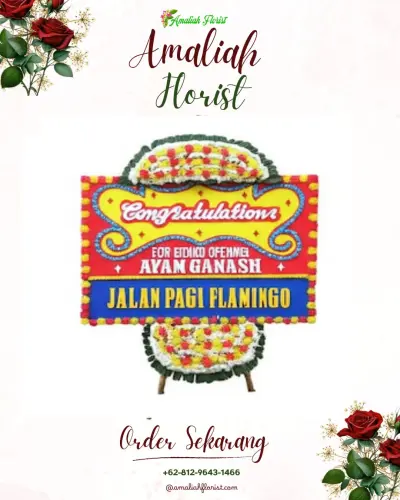 Bunga Papan Congratulation di Manggihan